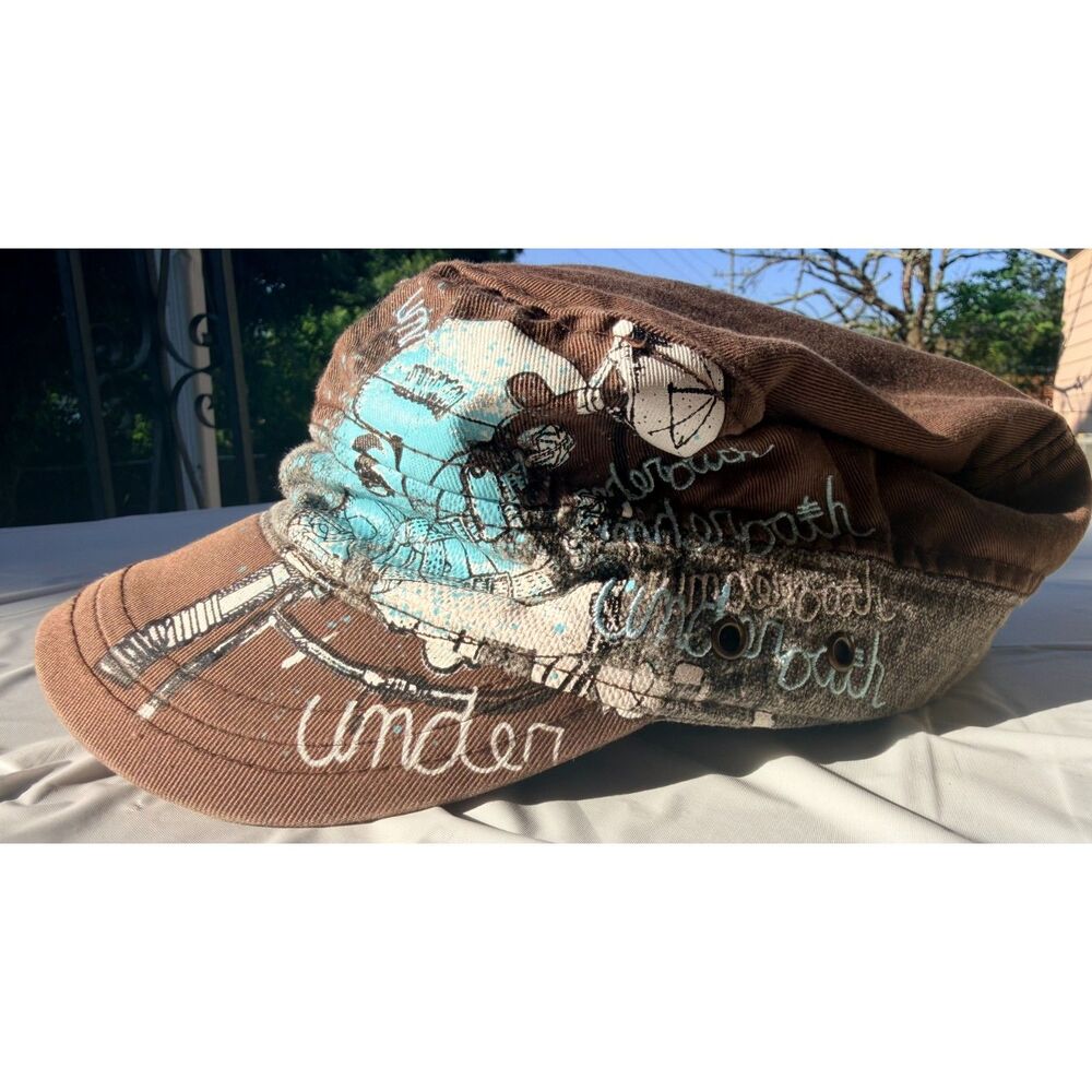 Vintage 2006 Underoath Cadet Hat Cap Define The Great Line Tour Merch Y2K Emo
